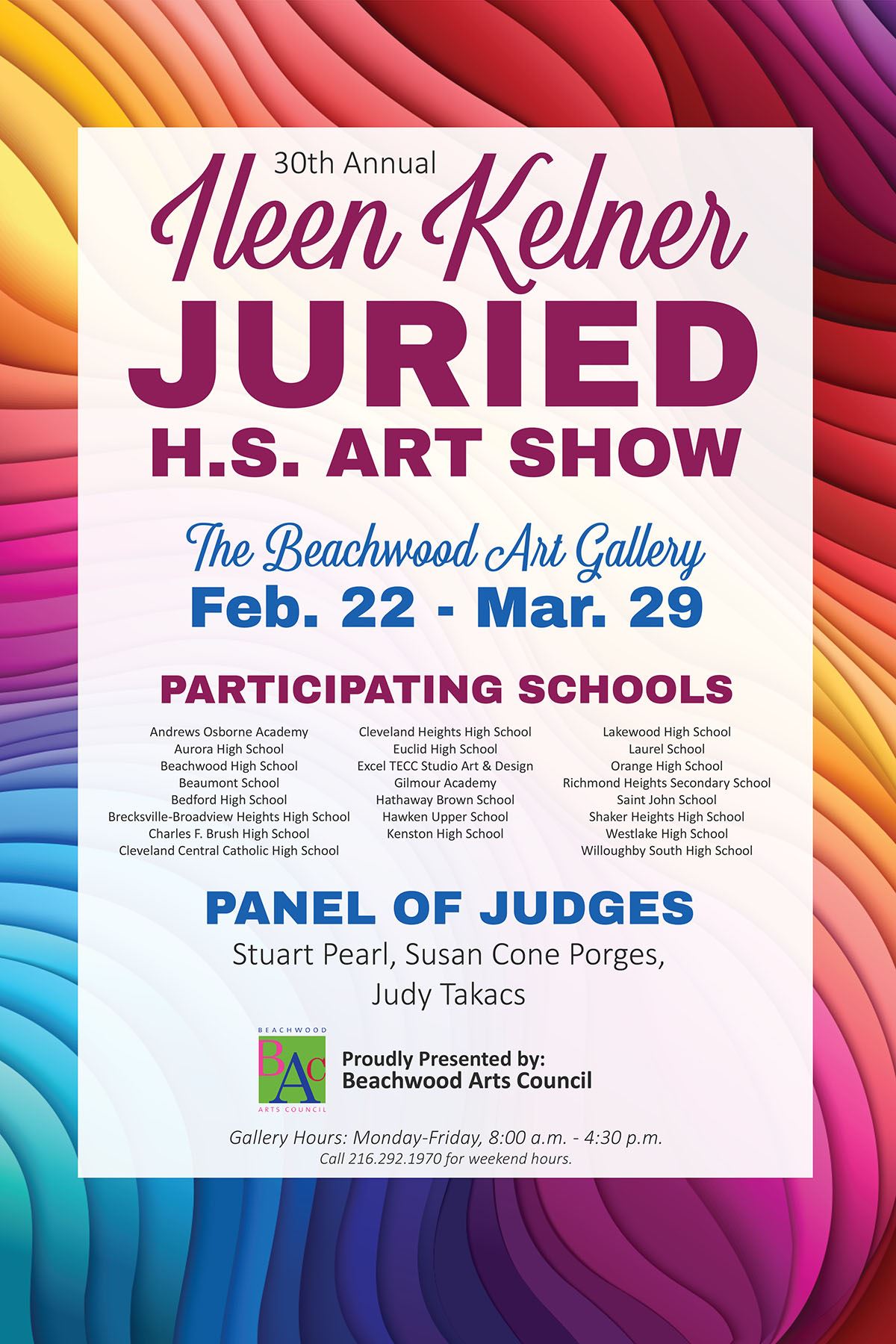 Ileen Kelner High School Juried Art Show 2026
