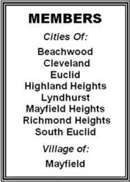 Beachwood, Cleveland, Euclid, Highland Heights, Lyndhurst, Mayfield Heights, Richmond Heights, South