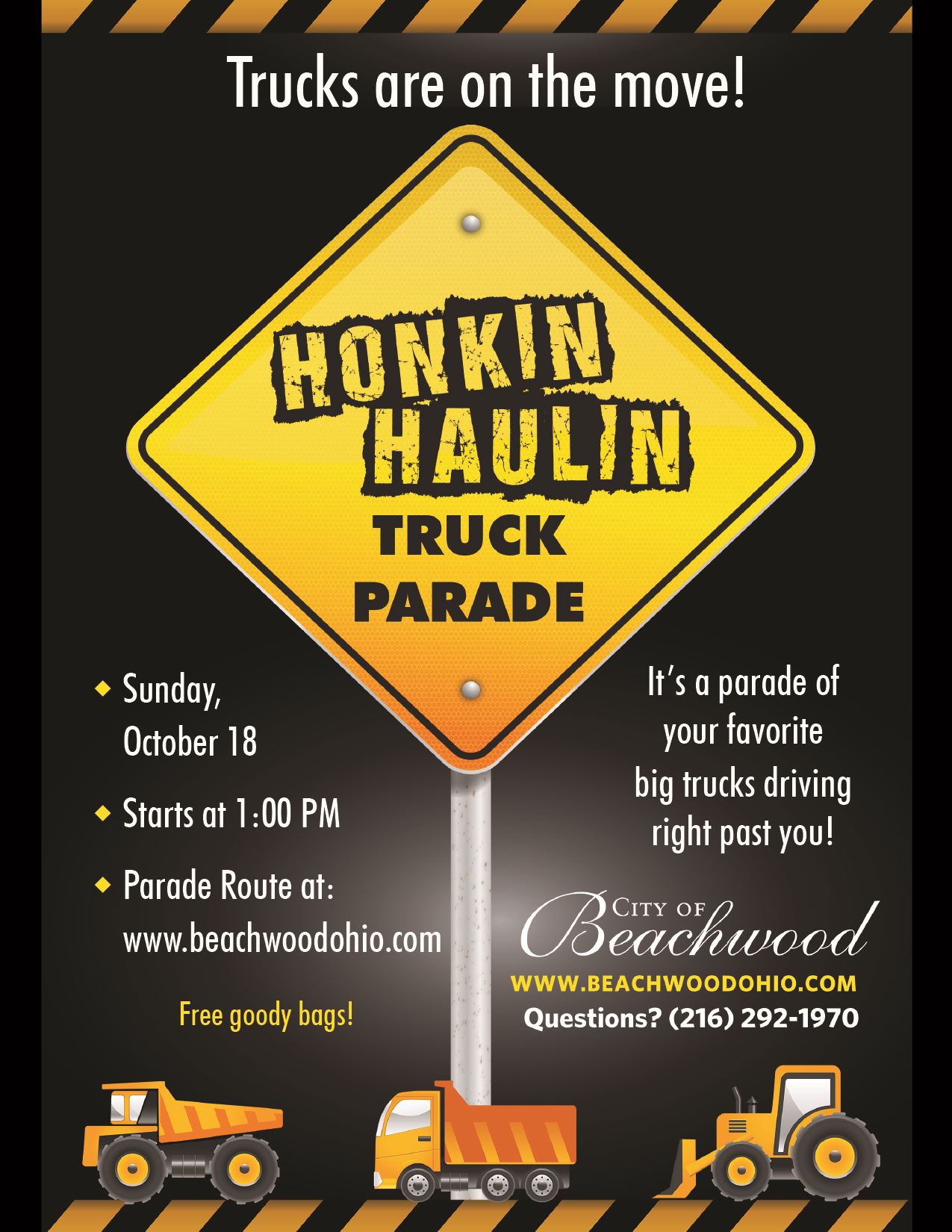 Honkin letter size flyer