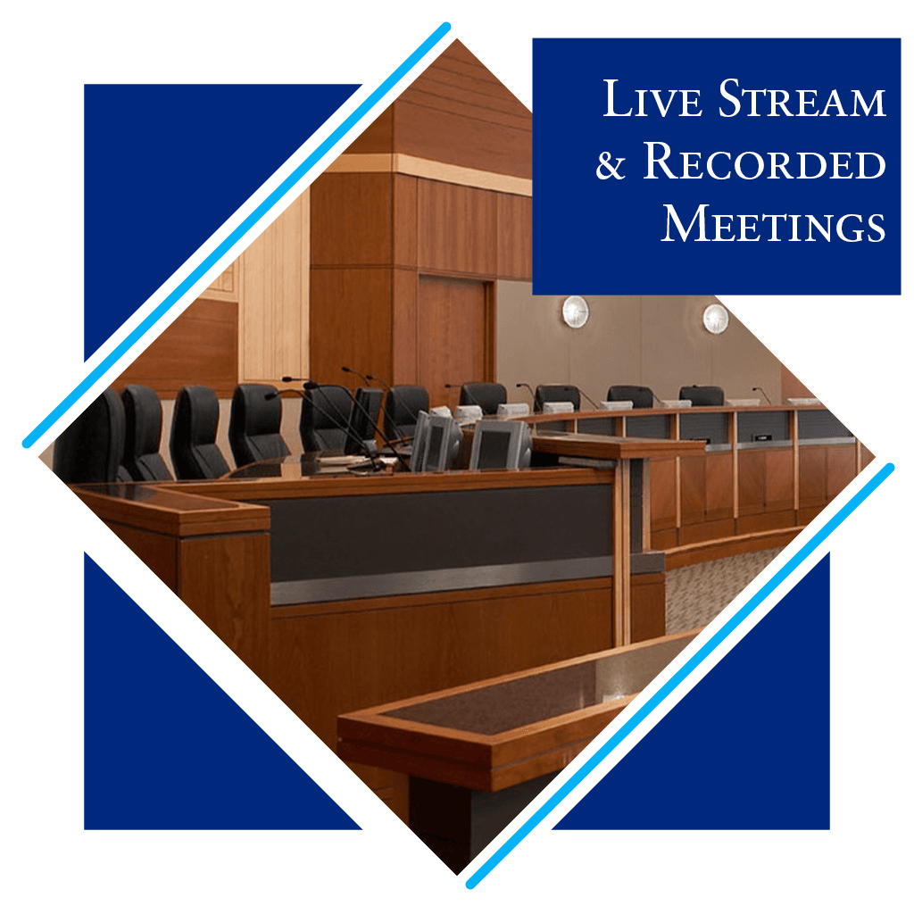 Live Stream & Recorded Meetings